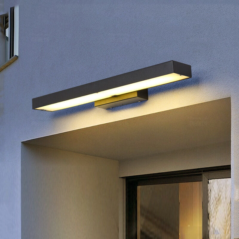 Moderne Buiten Wandlamp In Rechthoekig Design