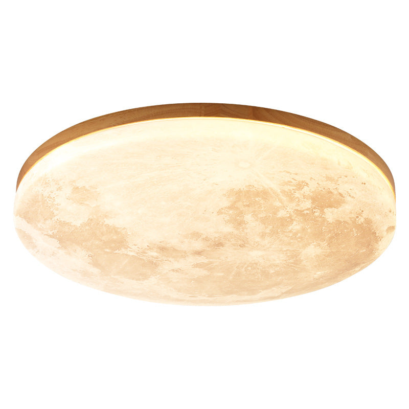Ronde LED plafondlamp met maanmotief