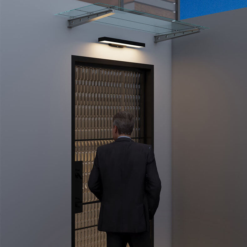 Moderne Buiten Wandlamp In Rechthoekig Design
