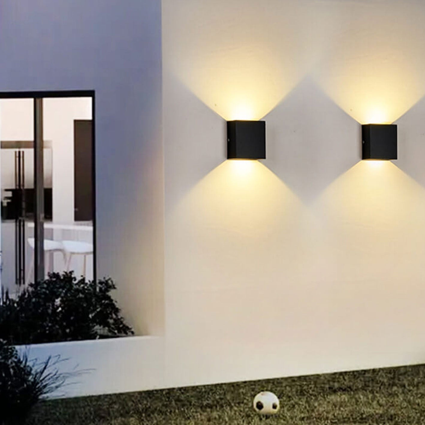 Strakke Vierkante LED Wandlamp Met Bewegingssensor