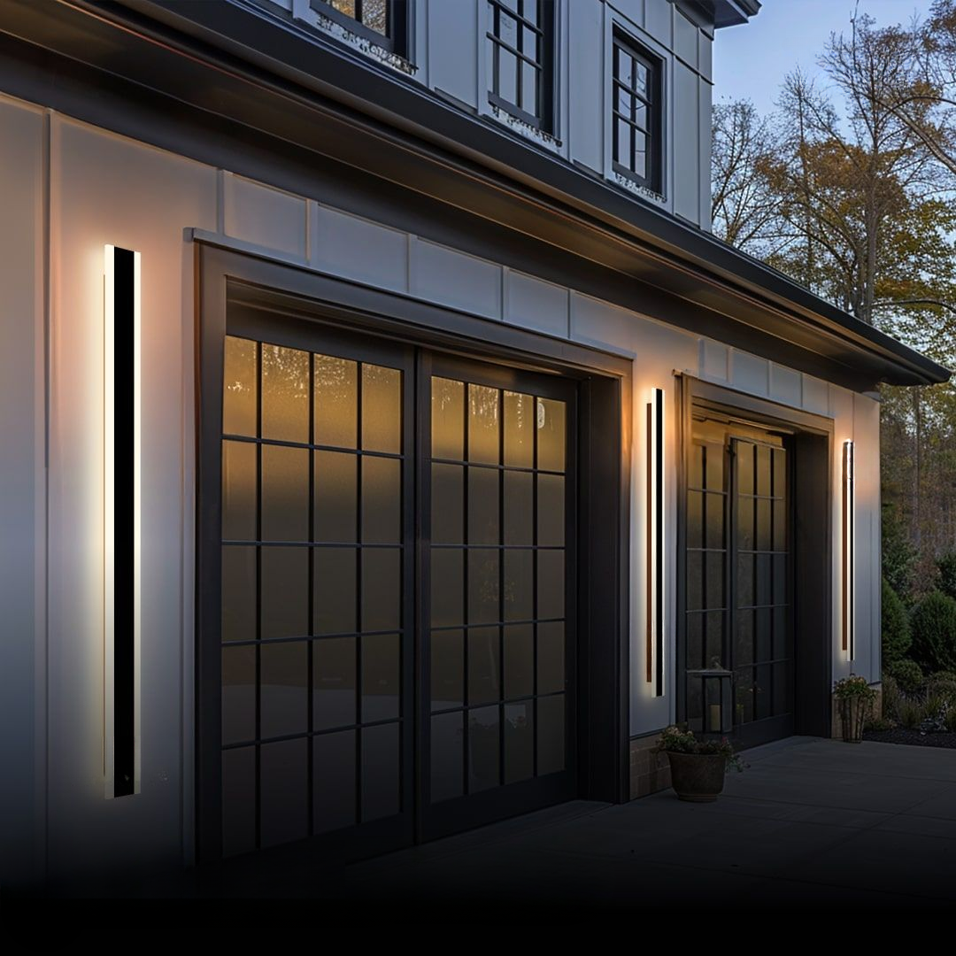 Moderne Lineaire Buitenlamp Met LED Verlichting