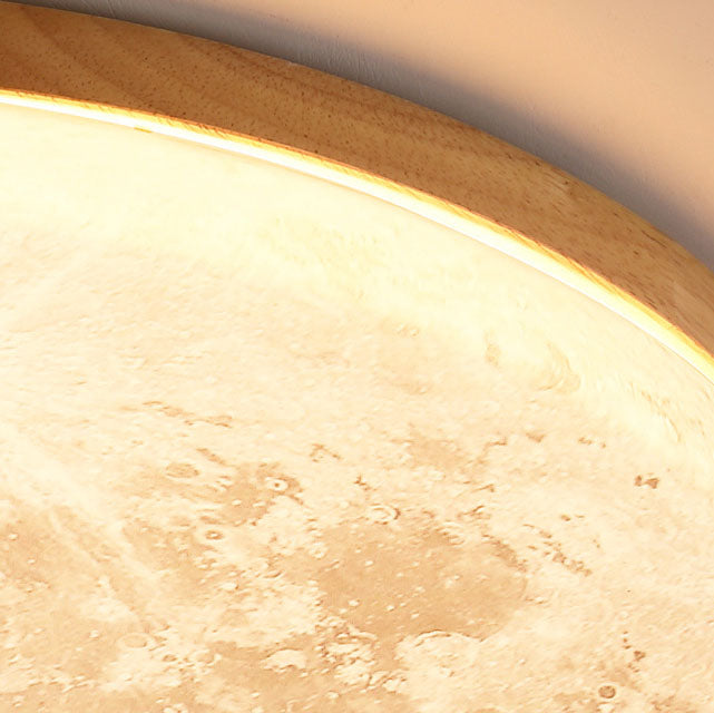 Ronde LED plafondlamp met maanmotief