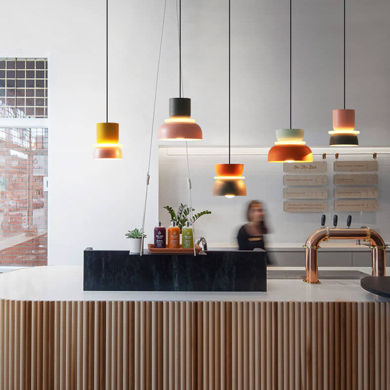Moderne Kleurrijke Hanglamp In Retro Stijl
