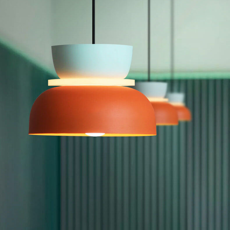 Moderne Kleurrijke Hanglamp In Retro Stijl