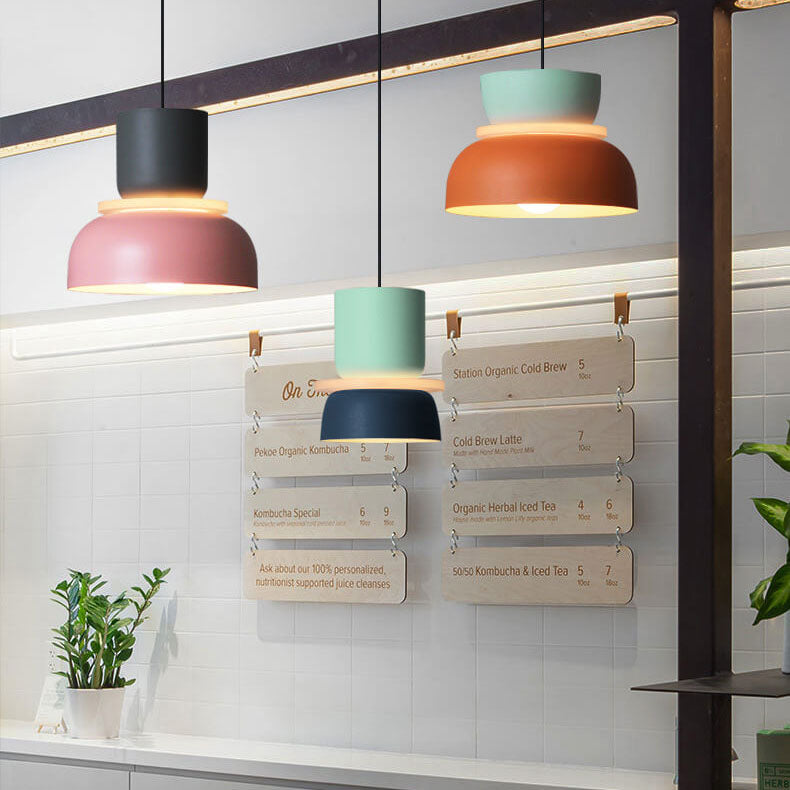 Moderne Kleurrijke Hanglamp In Retro Stijl