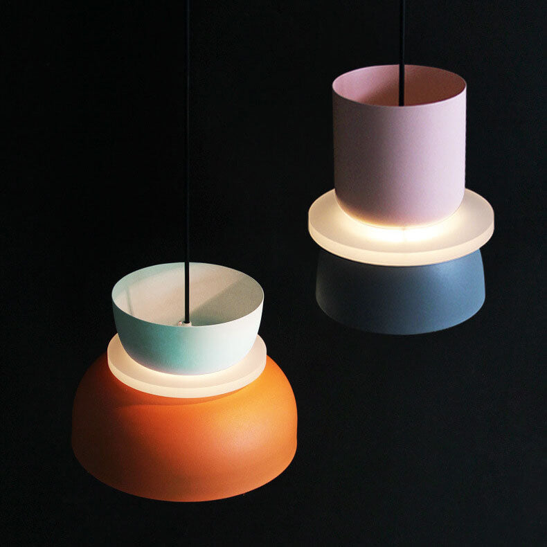 Moderne Kleurrijke Hanglamp In Retro Stijl