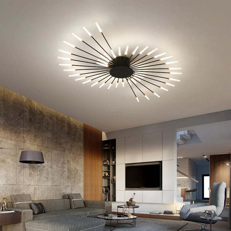 Moderne Plafondlamp Met Stralend Design