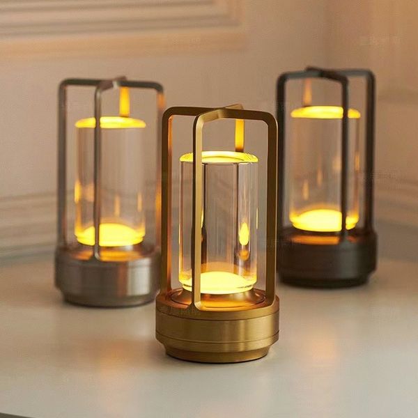 Kristallen Draadloze LED Tafellamp In Modern Design