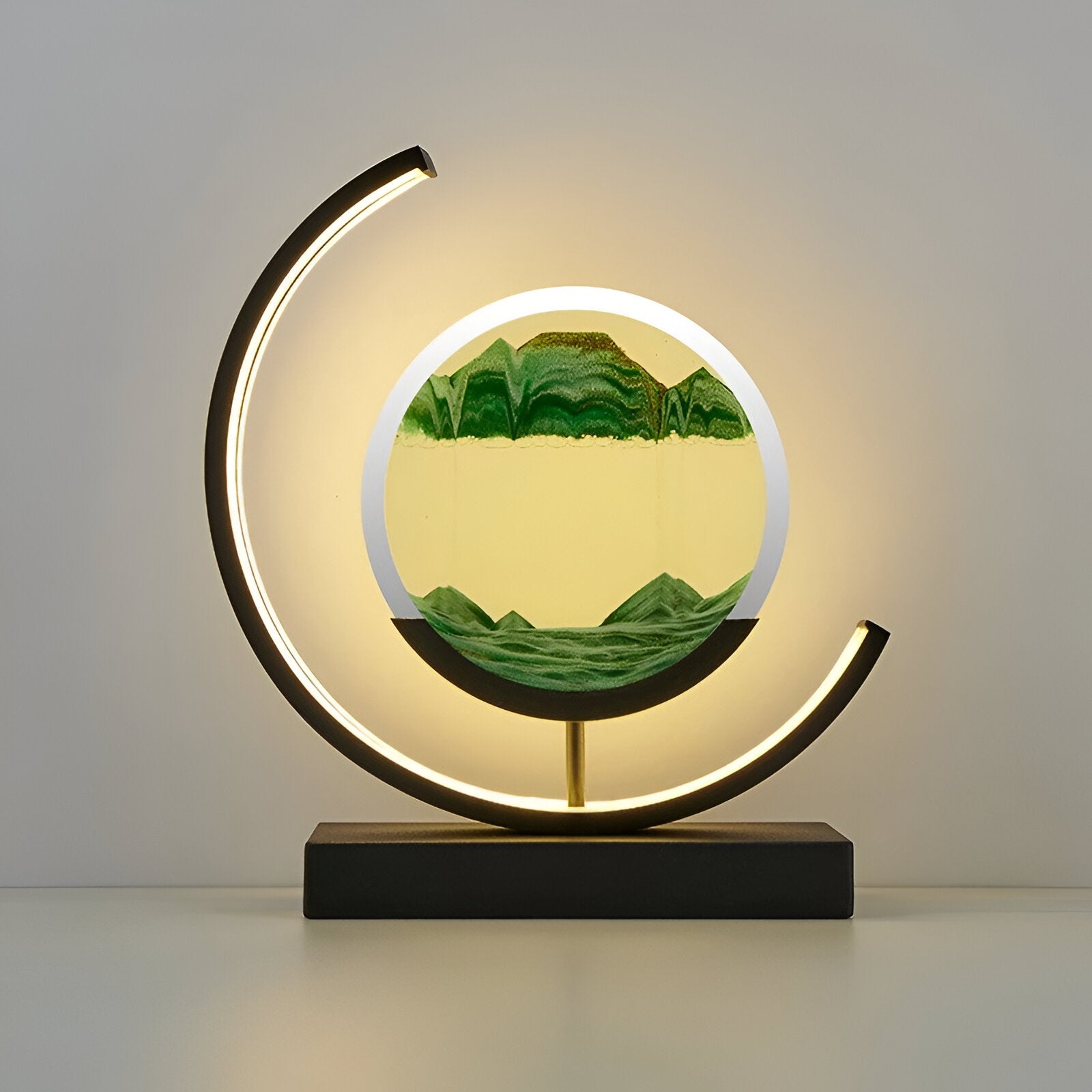 Moderne Zandlamp Met Dimbare LED Verlichting