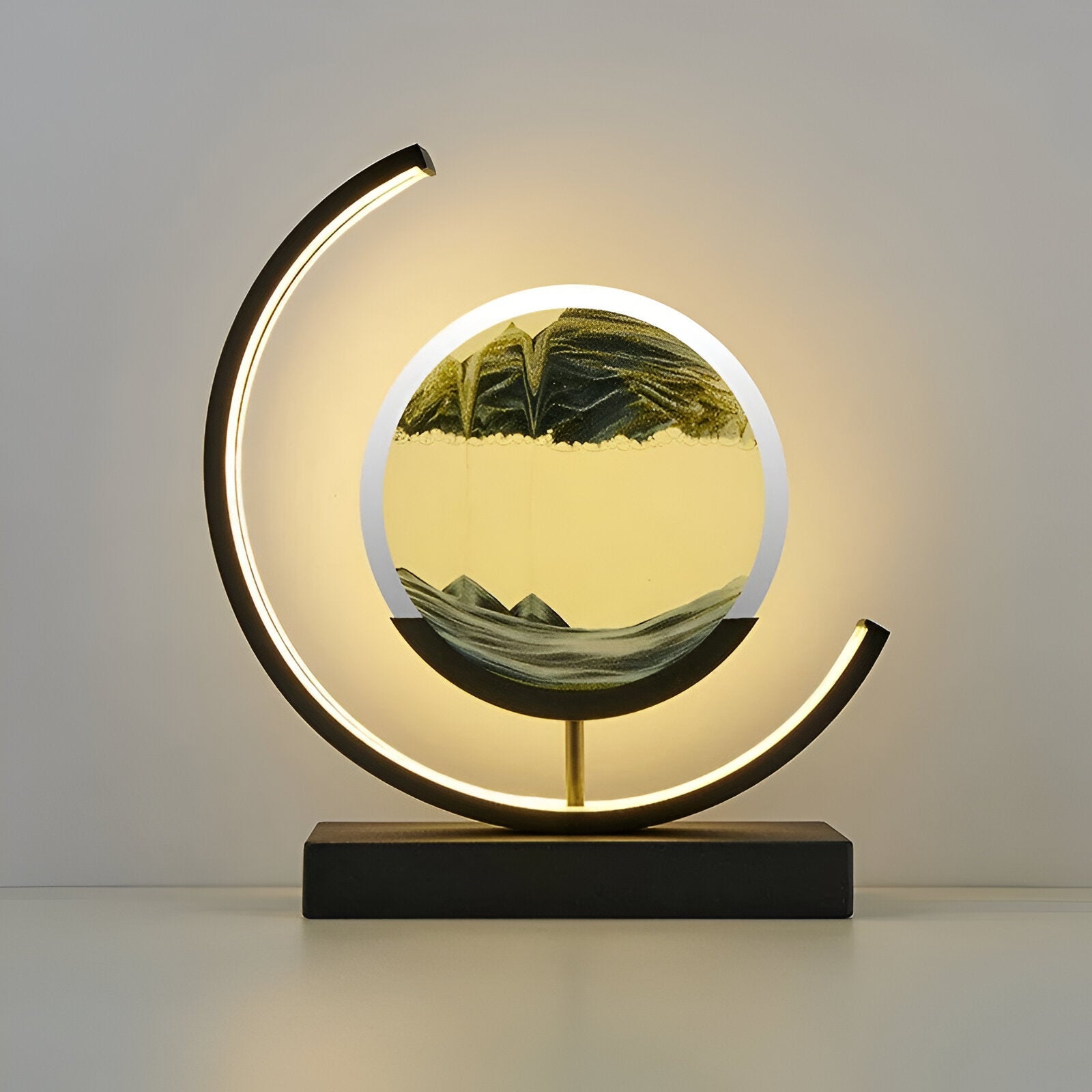 Moderne Zandlamp Met Dimbare LED Verlichting