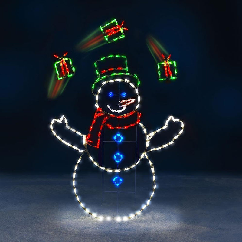 Speels Kerst Sneeuwbal LED Licht Voor Buiten Decoratie