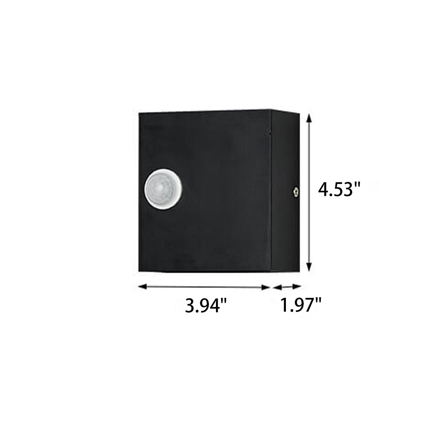 Strakke Vierkante LED Wandlamp Met Bewegingssensor