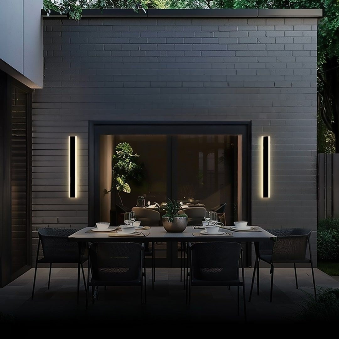 Moderne Lineaire Buitenlamp Met LED Verlichting