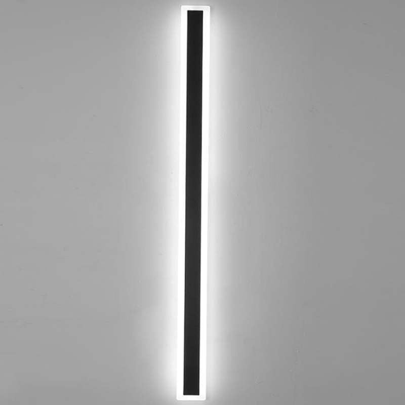 Moderne Rechthoekige LED Buitenlamp Met Bewegingssensor