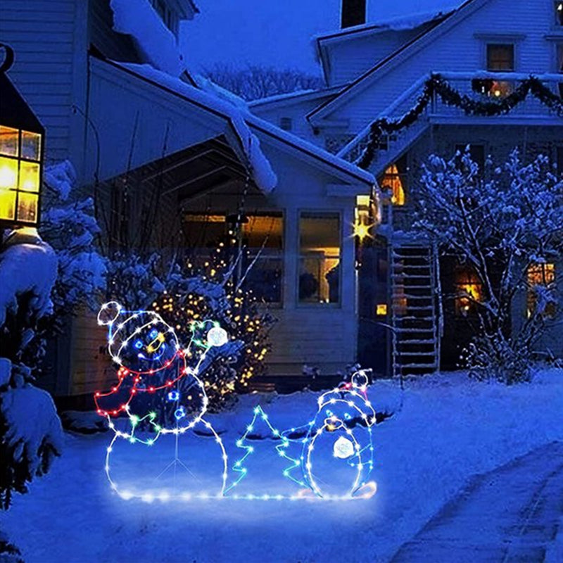 Speels Kerst Sneeuwbal LED Licht Voor Buiten Decoratie
