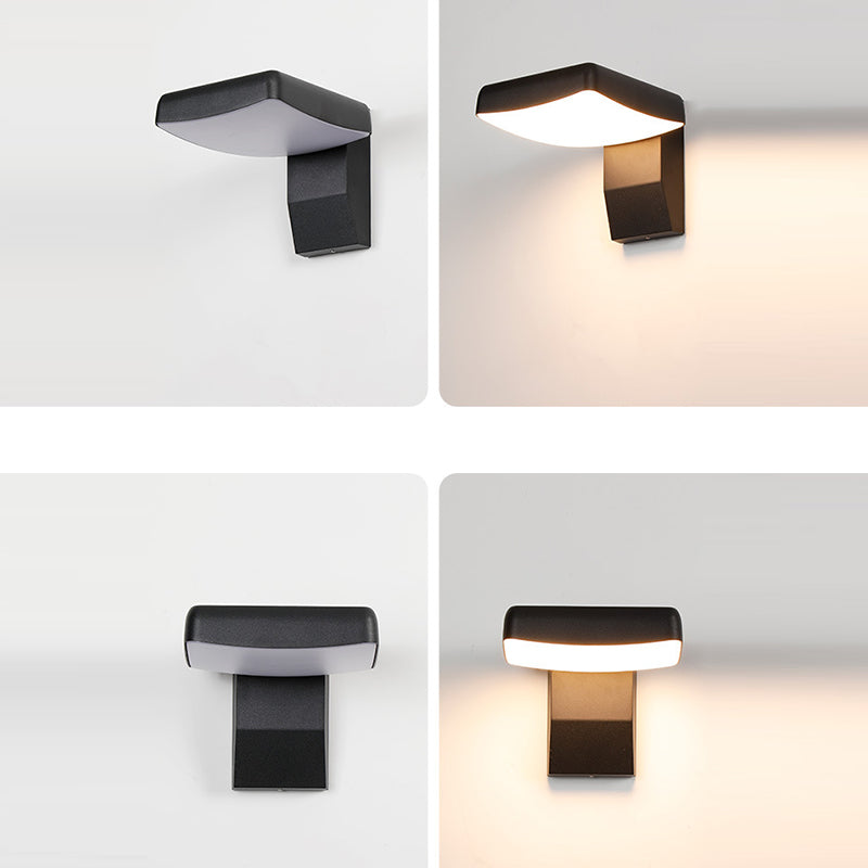 Moderne Buitenlamp Met LED En Bewegingssensor