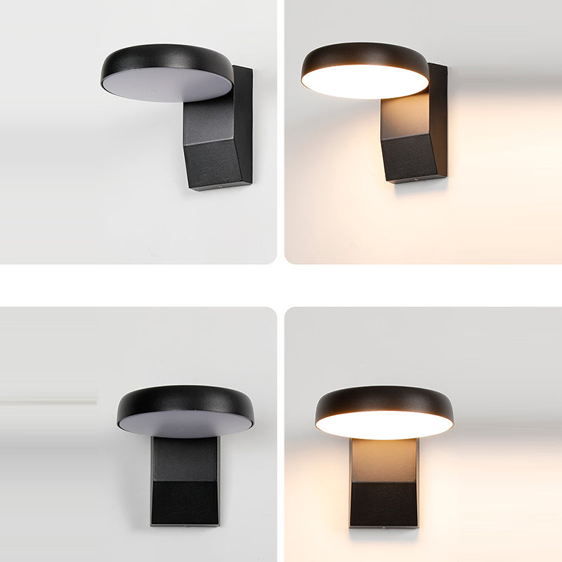 Moderne Buitenlamp Met LED En Bewegingssensor