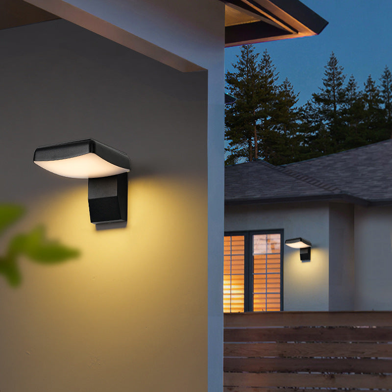 Moderne Buitenlamp Met LED En Bewegingssensor