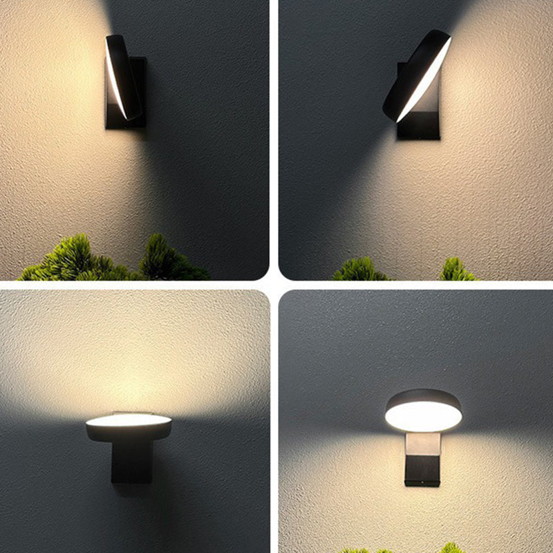 Moderne Buitenlamp Met LED En Bewegingssensor