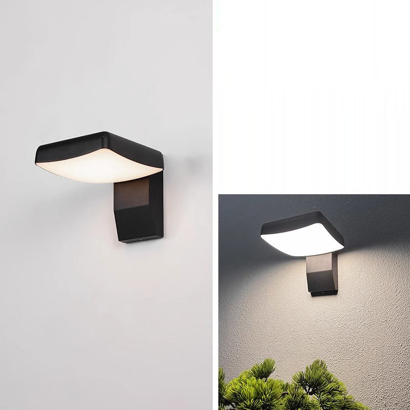 Moderne Buitenlamp Met LED En Bewegingssensor