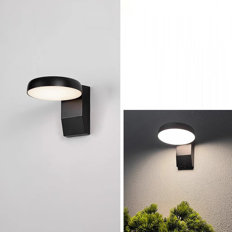 Moderne Buitenlamp Met LED En Bewegingssensor