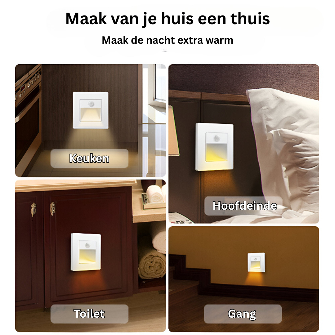 Inbouw Wandlamp Met Bewegingssensor Voor Trapverlichting