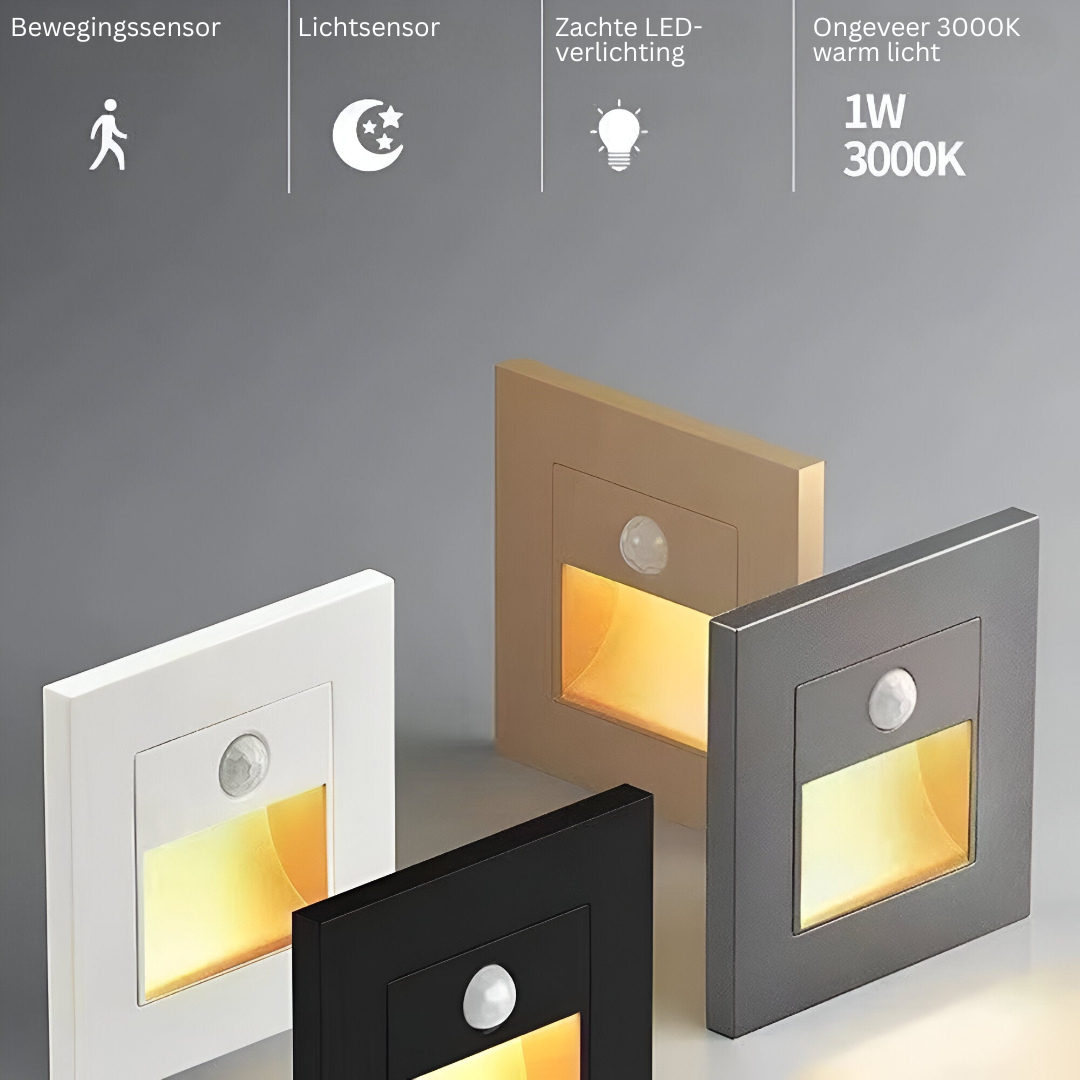 Inbouw Wandlamp Met Bewegingssensor Voor Trapverlichting