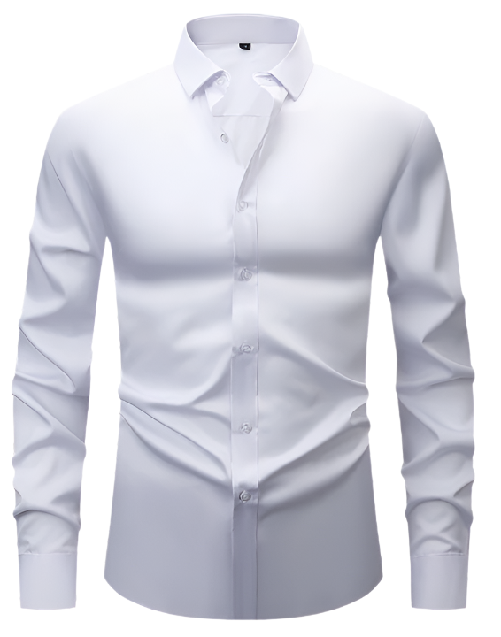 Heren Overhemd Met Lange Mouwen En Slim Fit