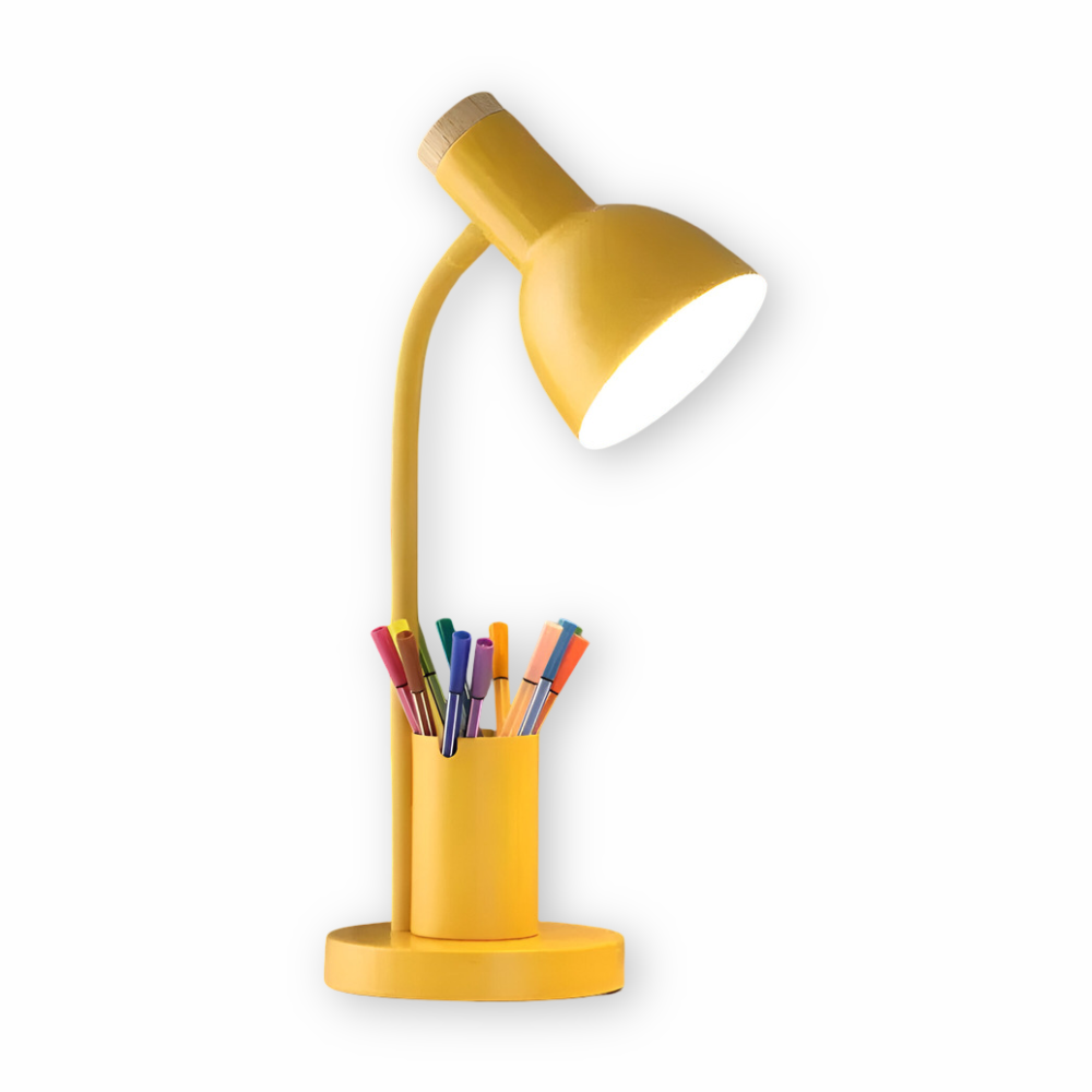 Scandinavische LED Bureaulamp Met Pennenhouder