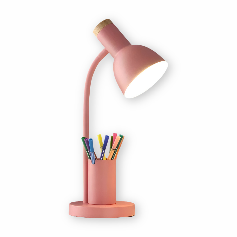 Scandinavische LED Bureaulamp Met Pennenhouder
