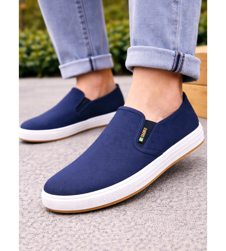 Heren Casual Slip-on Loafers Met Comfortzool