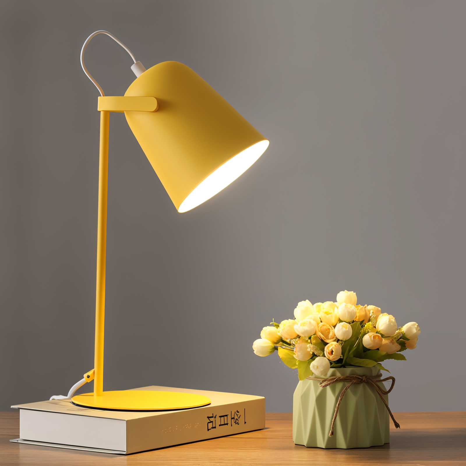 Scandinavische Tafellamp In Macaron Stijl Met Verstelbare Kap