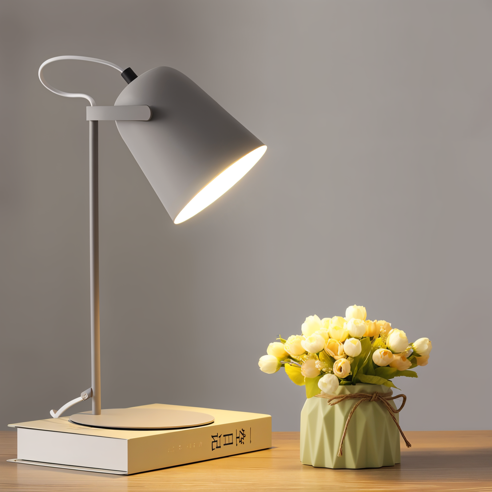 Scandinavische Tafellamp In Macaron Stijl Met Verstelbare Kap