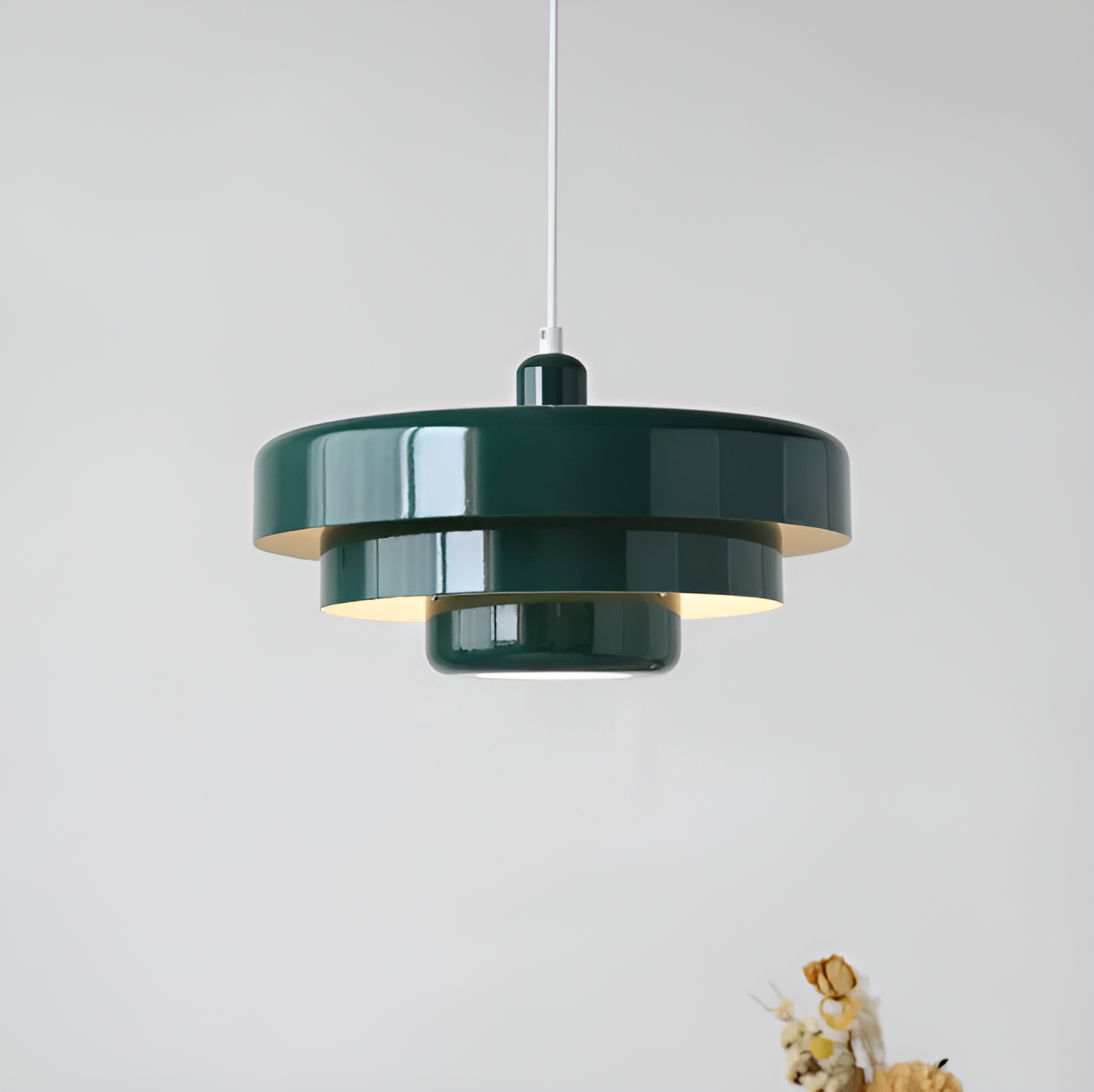 Retro Hanglamp Van Metaal In Scandinavisch Design