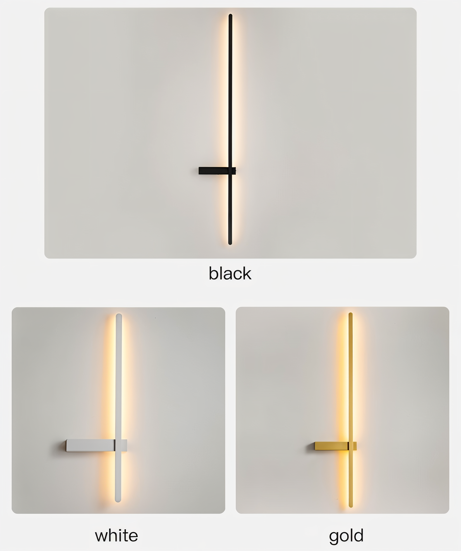 Minimalistische Lange LED Wandlamp In Strak Design