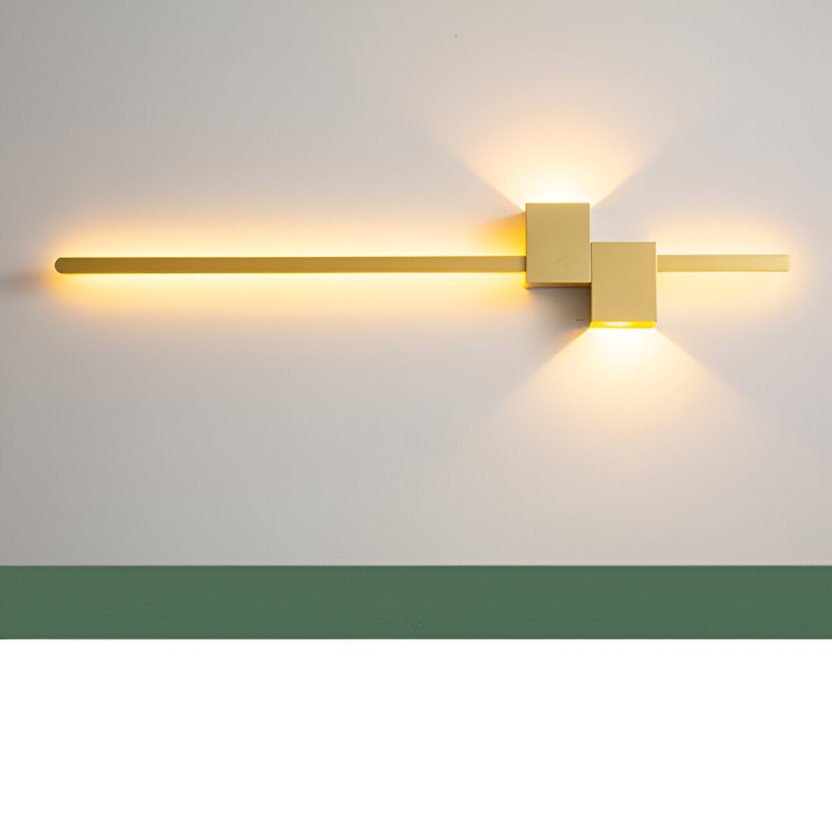 Minimalistische Lange LED Wandlamp In Strak Design