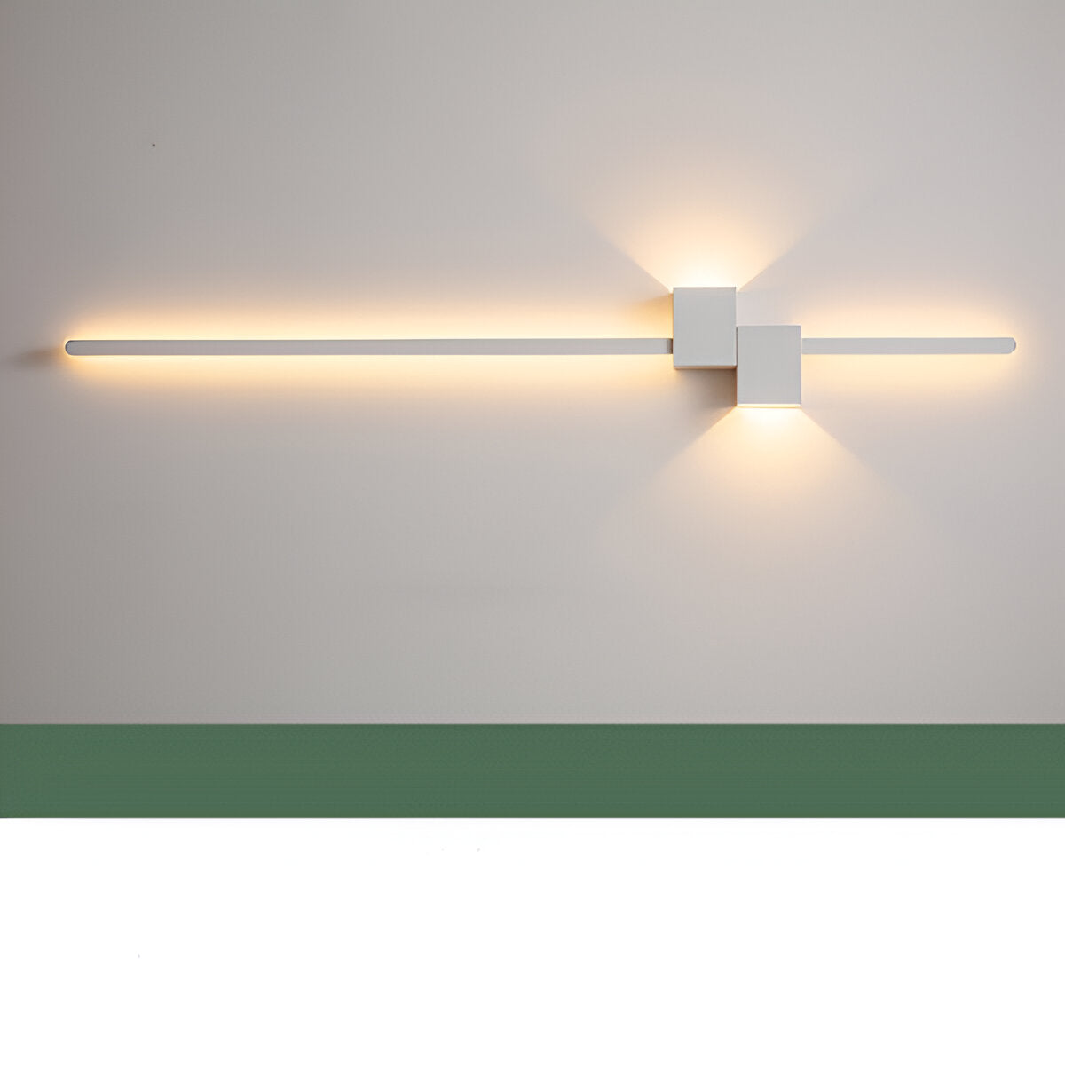 Minimalistische Lange LED Wandlamp In Strak Design