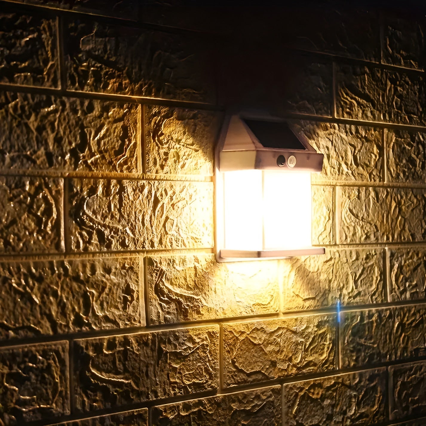 Solar Wandlamp Met Bewegingssensor In Klassiek Design