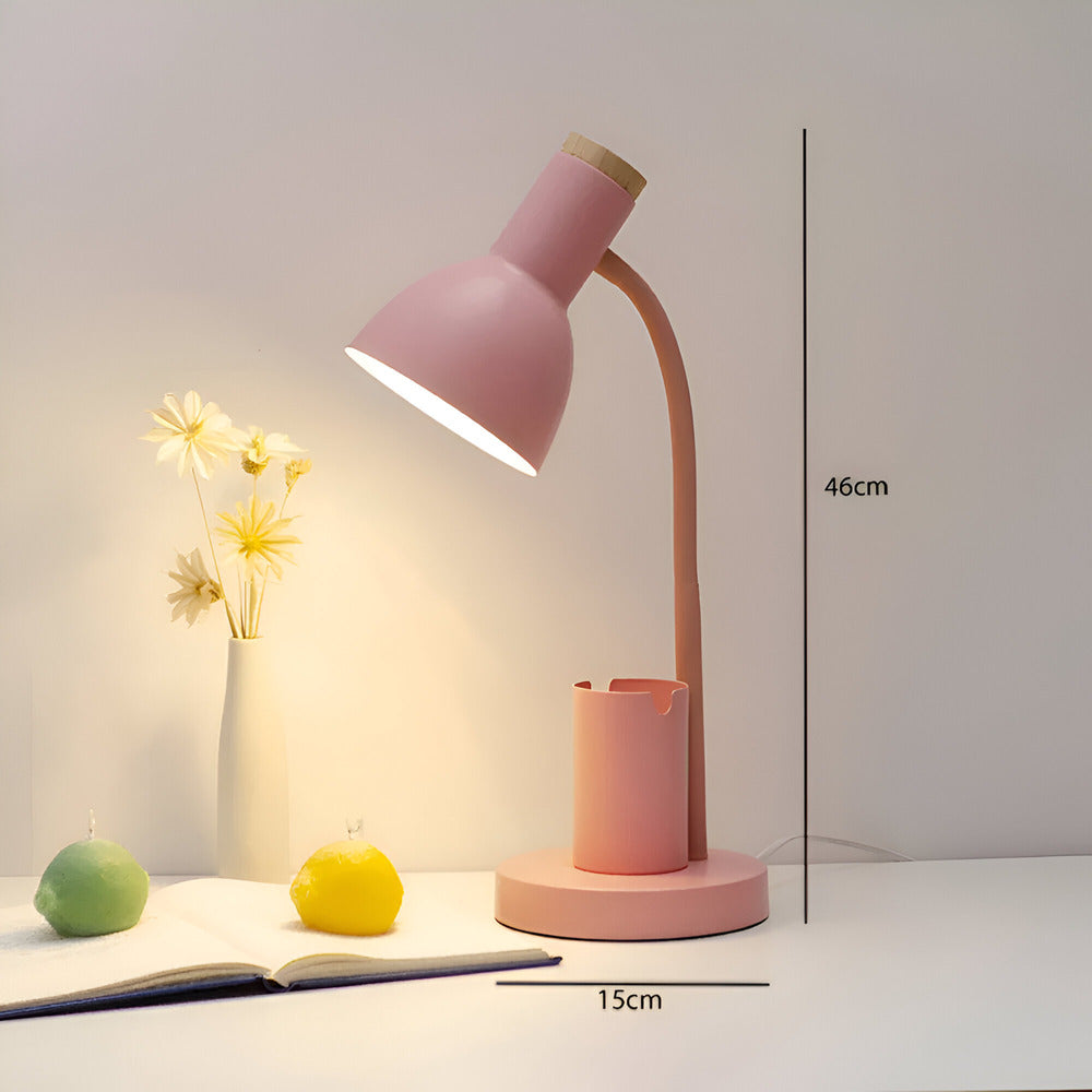 Scandinavische LED Bureaulamp Met Pennenhouder