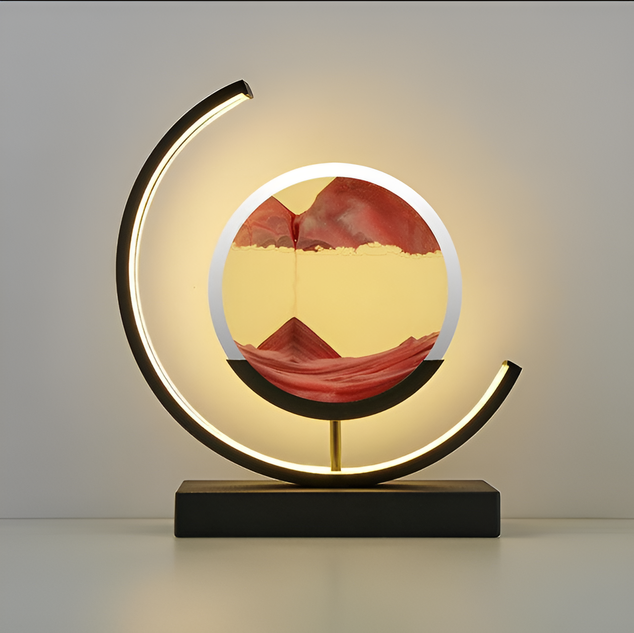 Moderne Zandlamp Met Dimbare LED Verlichting