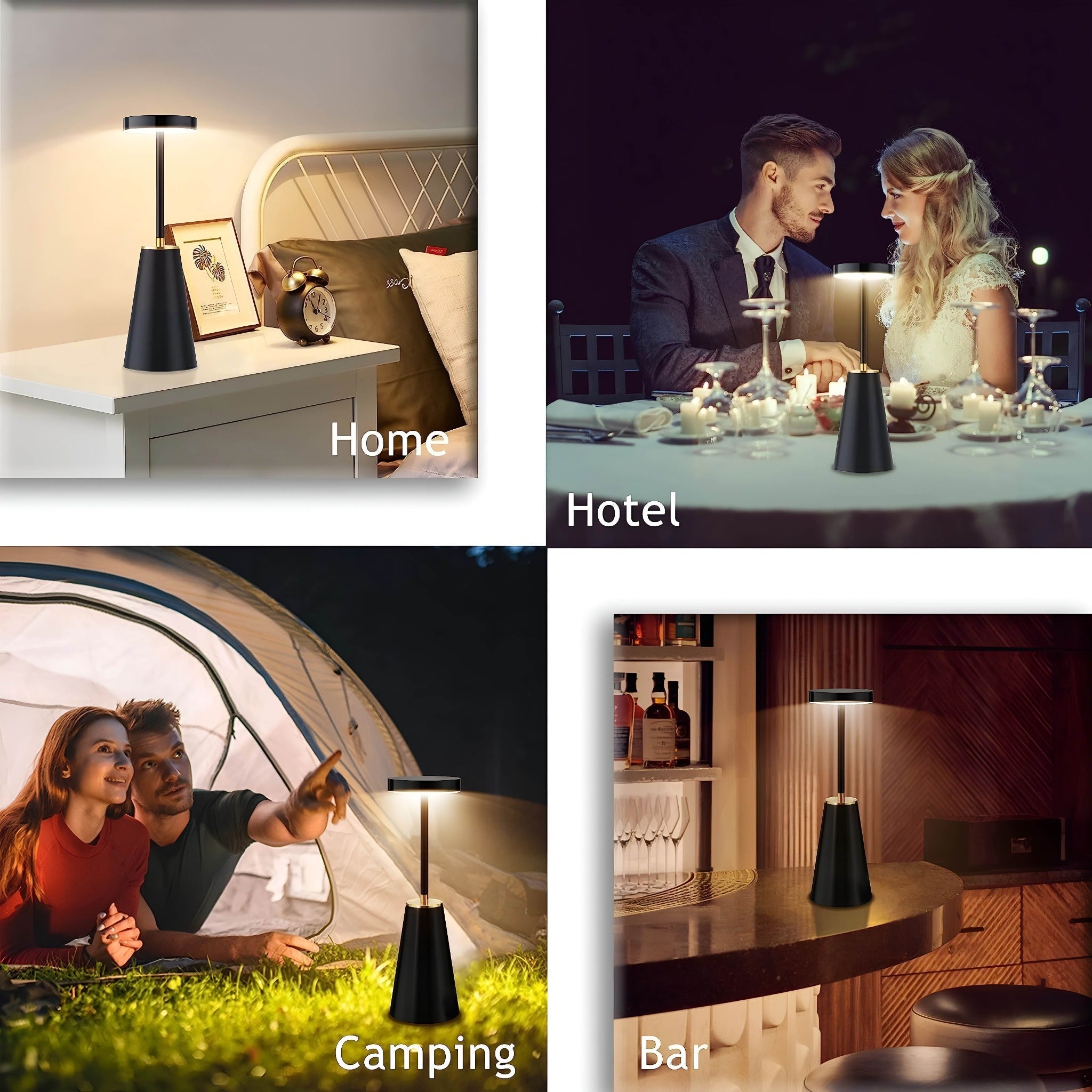 Strakke Draadloze Bureaulamp Voor Een Modern Interieur