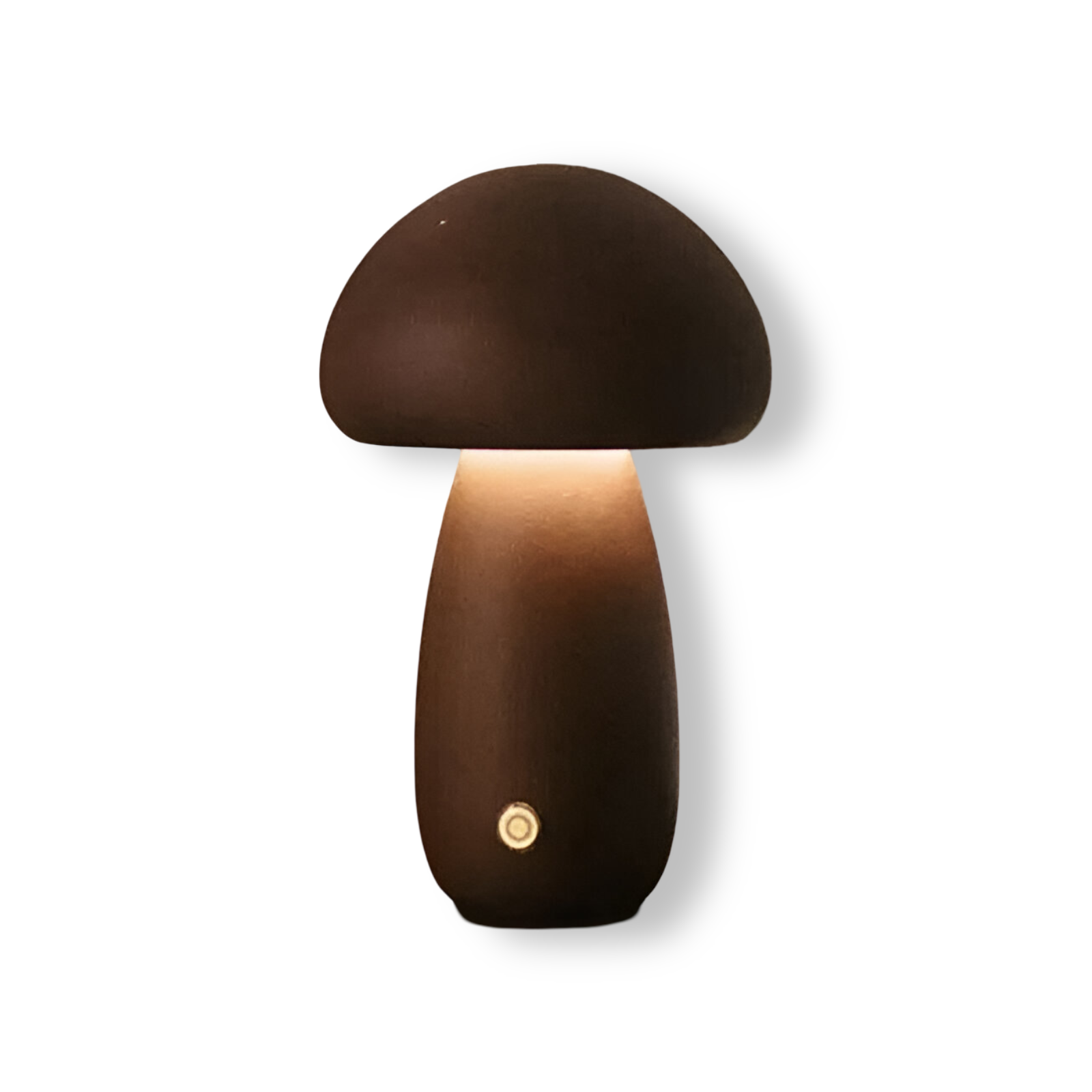 Houten Paddenstoel Nachtlamp Met Touchbediening