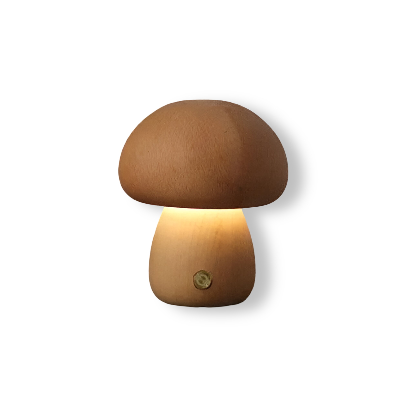 Houten Paddenstoel Nachtlamp Met Touchbediening