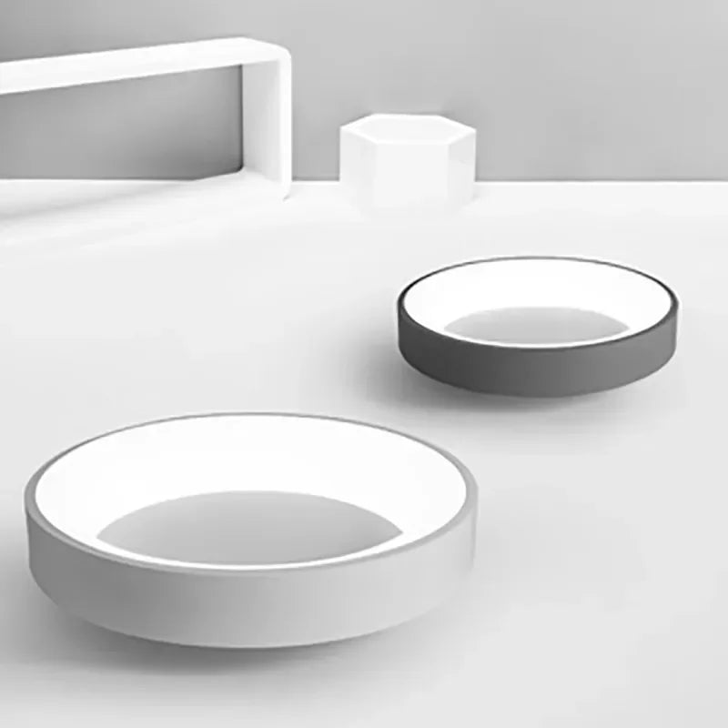 Scandinavische Ronde Plafondlamp Met Zachte Gloed