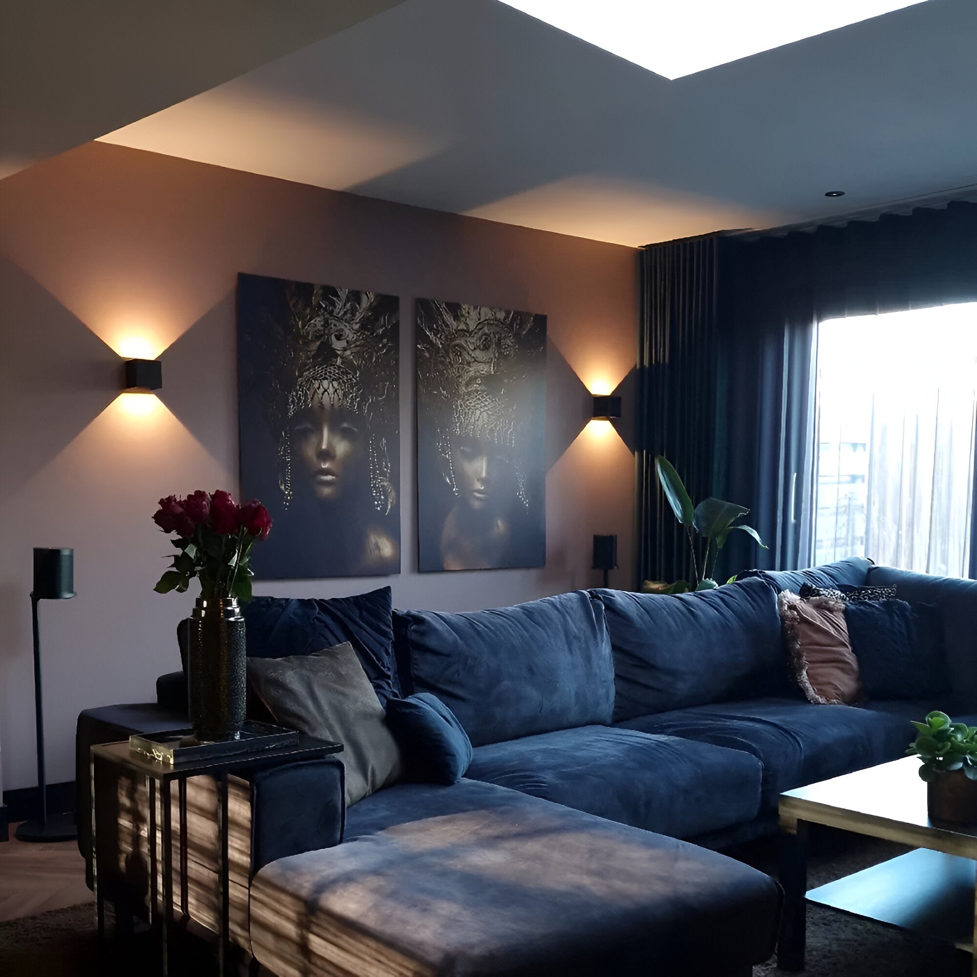 Moderne LED Wandlamp Met Bewegingssensor