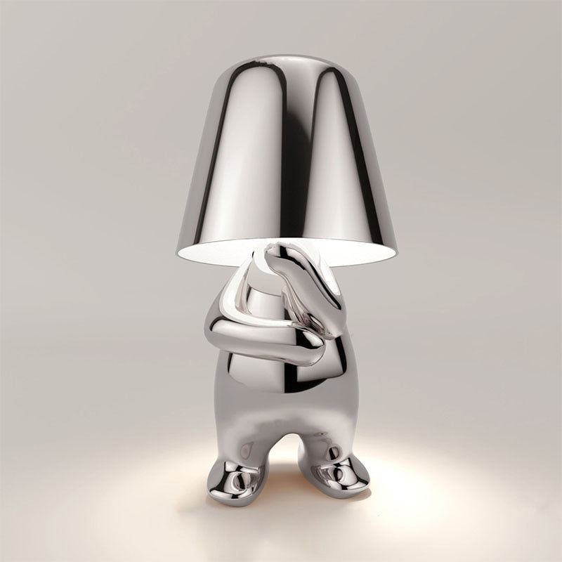 Stijlvolle Tafellamp In Glanzend Modern Design