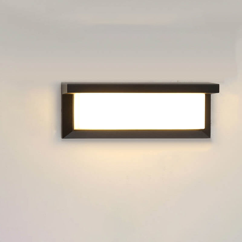 Moderne Rechthoekige Buitenlamp Met LED En Bewegingssensor