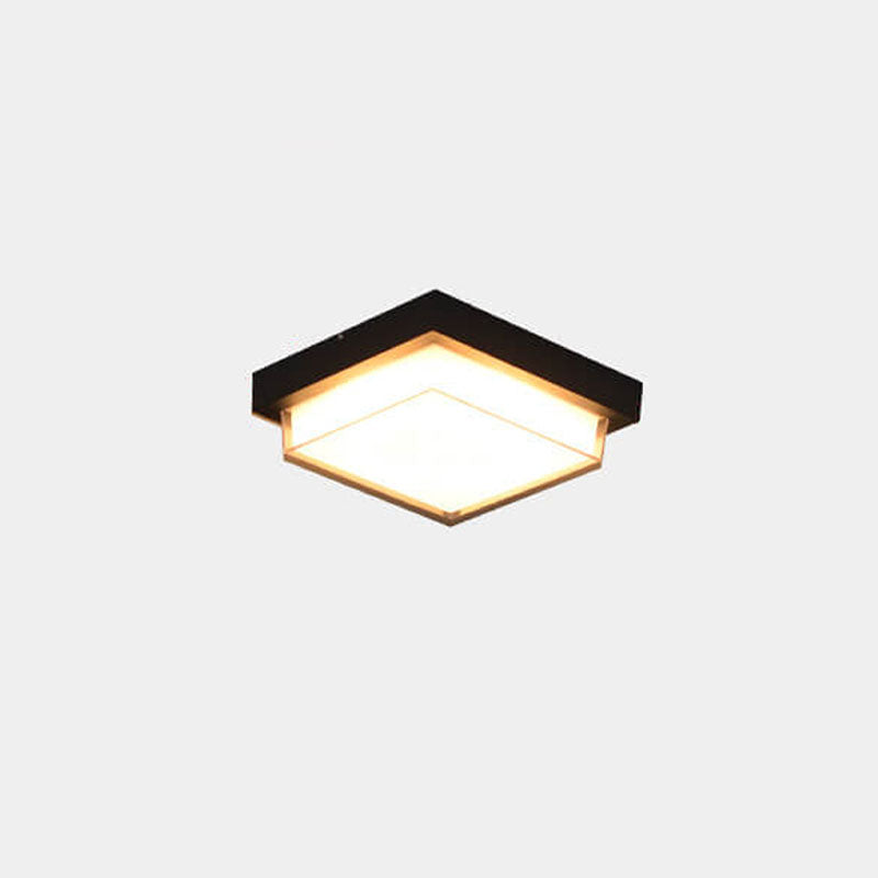 Moderne Vierkante Buitenlamp Van Aluminium Met LED Sensor