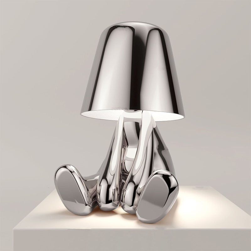 Stijlvolle Tafellamp In Glanzend Modern Design