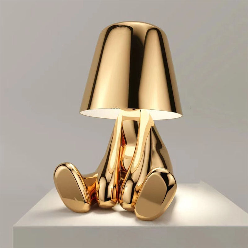 Stijlvolle Tafellamp In Glanzend Modern Design